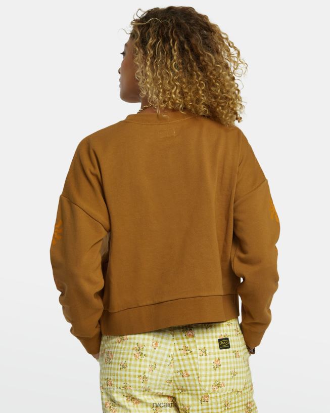 sienna Shine Cropped Sweatshirt Women L888X1251 RVCA Clothing