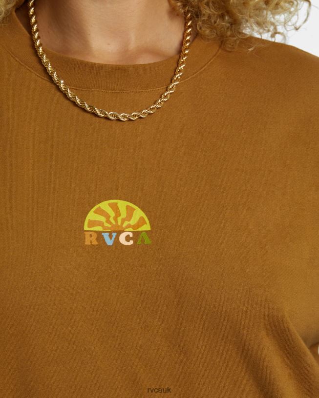 sienna Shine Cropped Sweatshirt Women L888X1251 RVCA Clothing