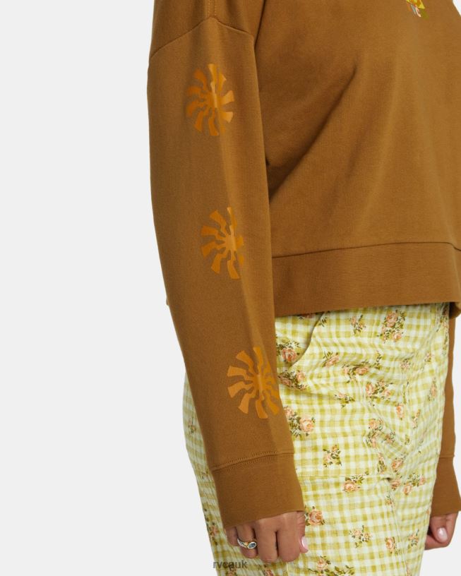 sienna Shine Cropped Sweatshirt Women L888X1251 RVCA Clothing