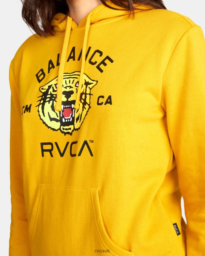 tawny gold Squadron Hoodie Women L888X1709 RVCA Clothing