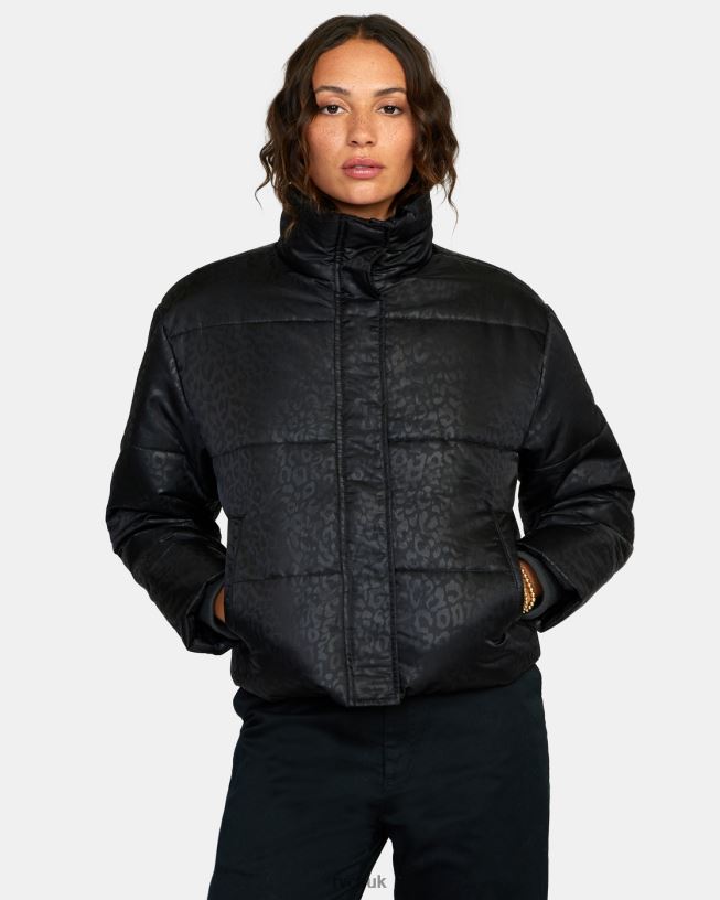 black Eezeh Puffer JACKET Women L888X1699 RVCA Clothing