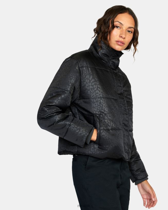 black Eezeh Puffer JACKET Women L888X1699 RVCA Clothing
