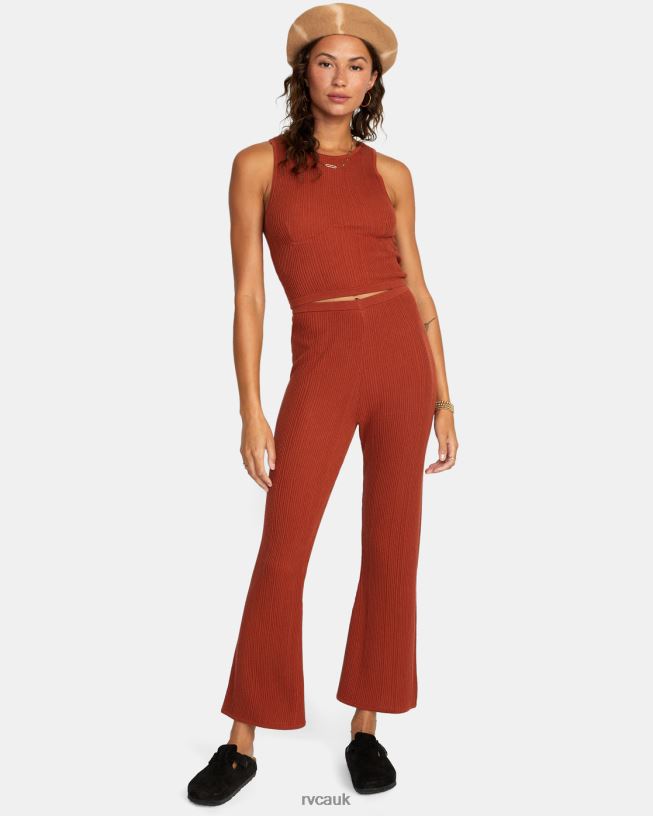 arabian spice Swerve Flared Pants Women L888X1563 RVCA Clothing