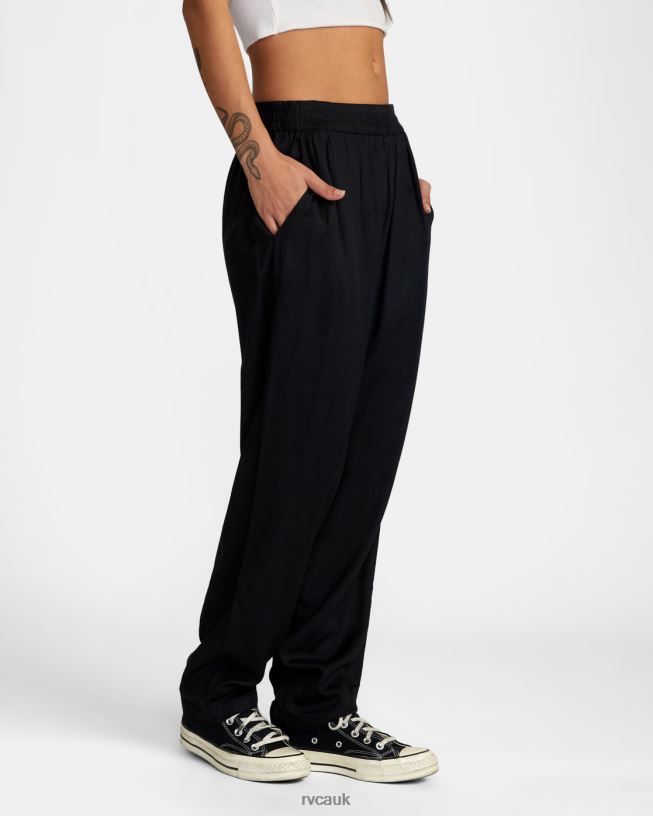 black New Yume Beach Pants Women L888X1281 RVCA Clothing