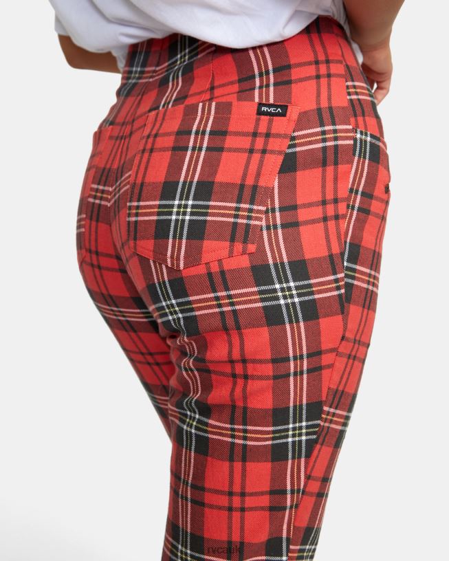 chrysanthemum Ramone Woven Plaid Pants Women L888X1688 RVCA Clothing