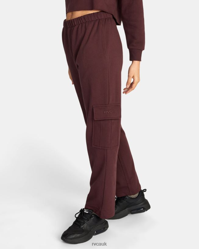 espresso Test Drive Cargo Sweatpants Women L888X1689 RVCA Clothing