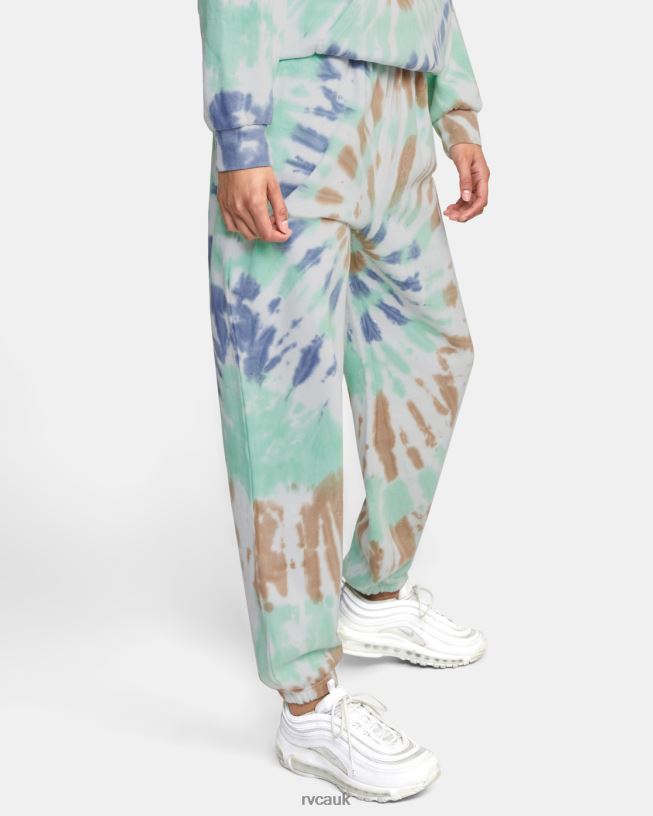mint All The Way Tie-Dye Sweatpants Women L888X1664 RVCA Clothing