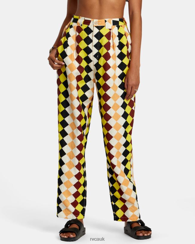 multi Greenpacha Peru Loose Fit Pants Women L888X1142 RVCA Clothing