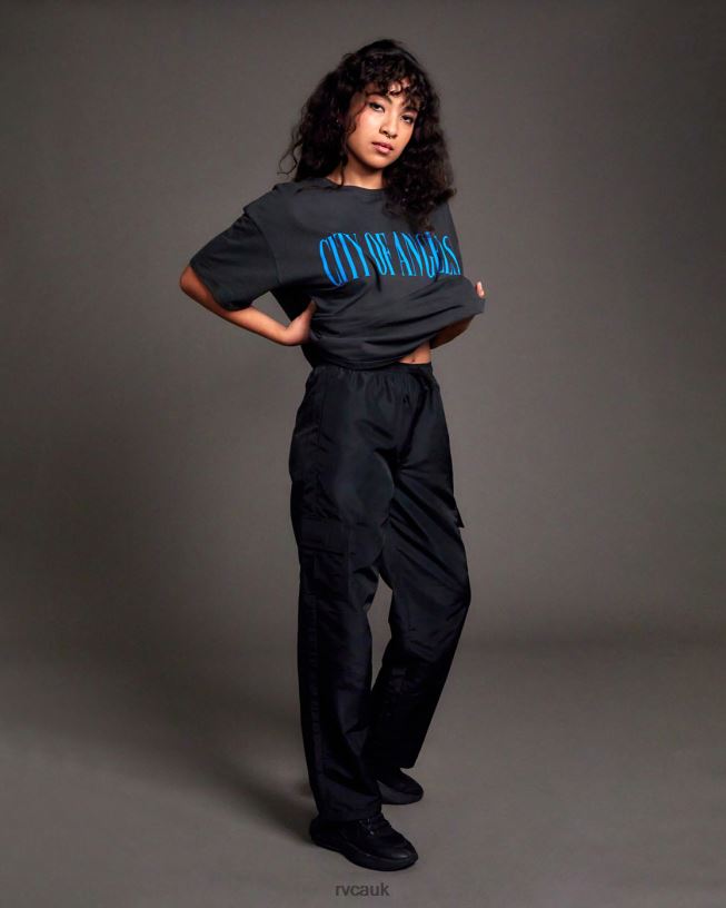 rvca black Swish Cargo Track Pants Women L888X1577 RVCA Clothing