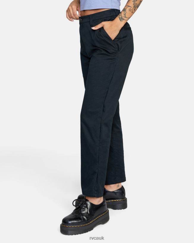 true black Weekend Stretch Pants Women L888X1300 RVCA Clothing