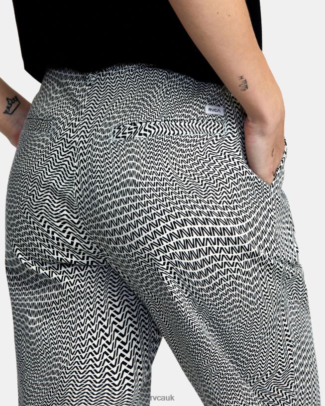 whisper white Weekend Stretch Pants Women L888X1728 RVCA Clothing