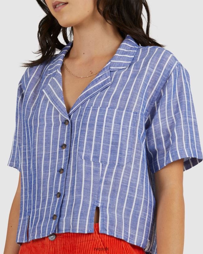 ultramarine Nautycal Vacay Shirt Women L888X1564 RVCA Clothing