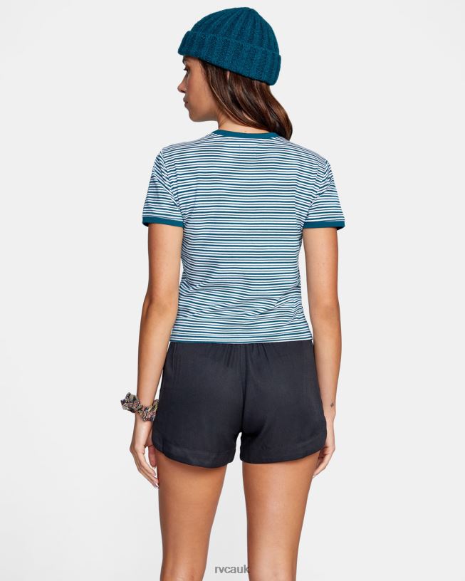 black New Yume Elastic Short Women L888X1289 RVCA Clothing