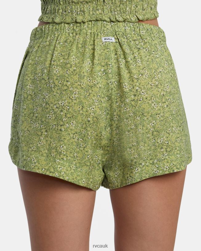 fern New Yume Drawcord Shorts Women L888X1545 RVCA Clothing