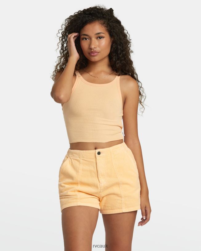 melon Daylight Corduroy Shorts Women L888X1212 RVCA Clothing
