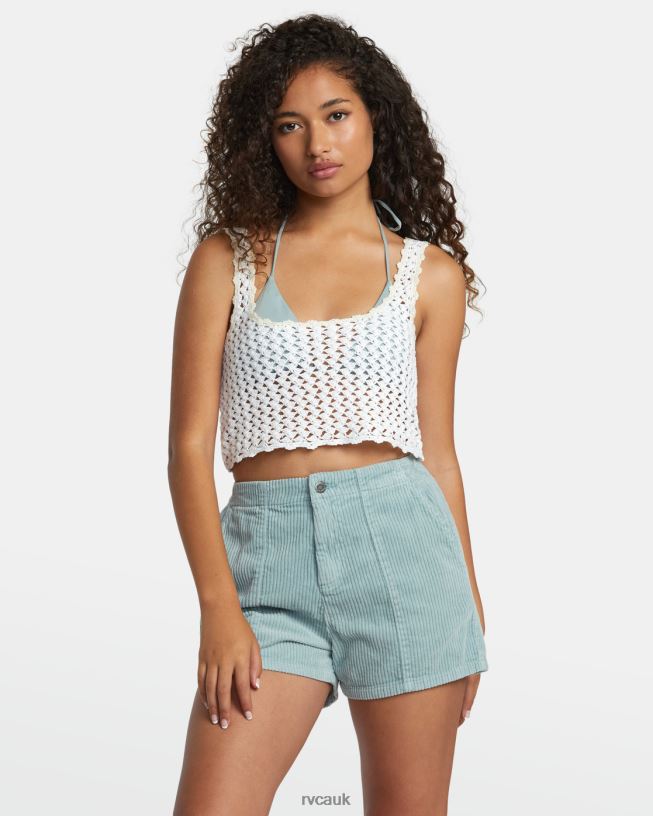 shale Daylight Corduroy Shorts Women L888X1200 RVCA Clothing