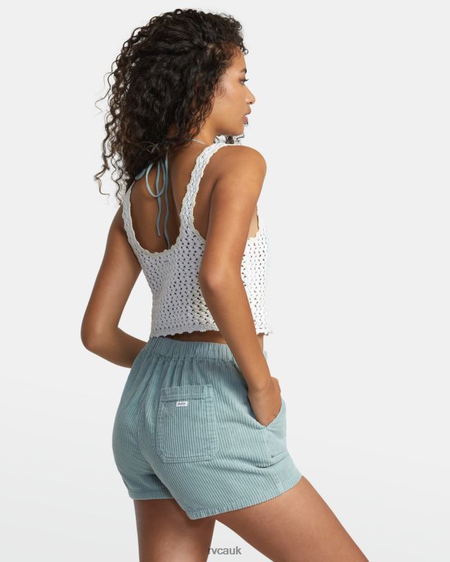 shale Daylight Corduroy Shorts Women L888X1200 RVCA Clothing