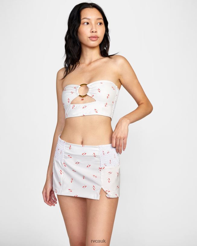 cream Heartthrob High Waist Skirt Women L888X1519 RVCA Clothing