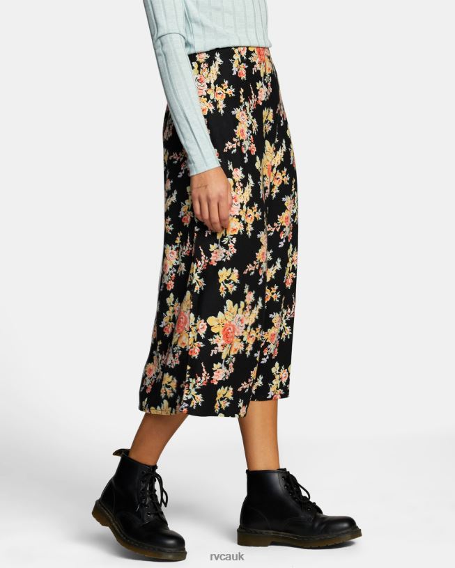 true black Stardust Midi Skirt Women L888X1316 RVCA Clothing