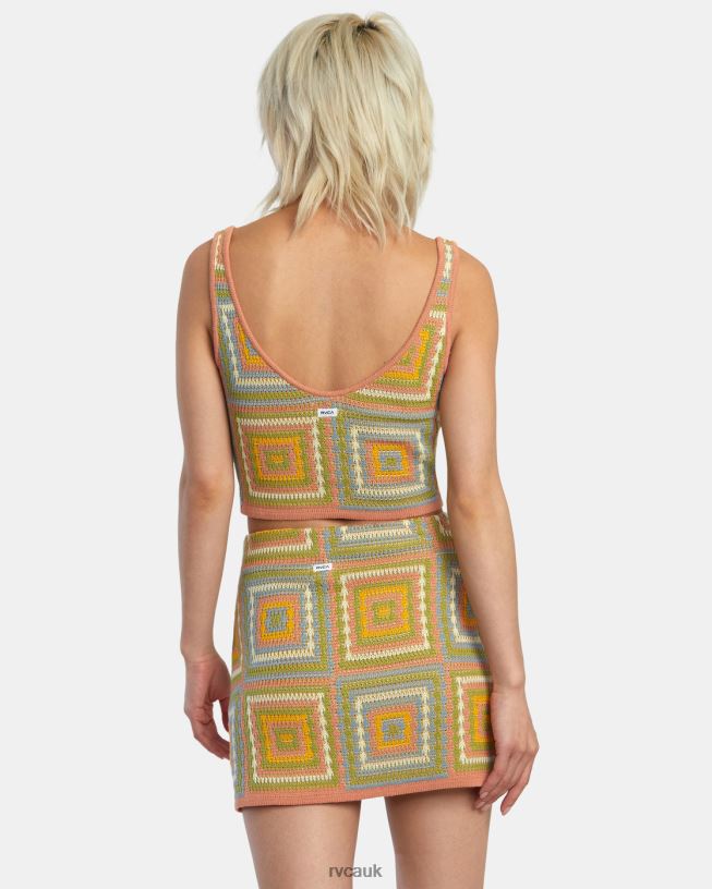 guava Shadow Box Sweater Top Women L888X1413 RVCA Clothing