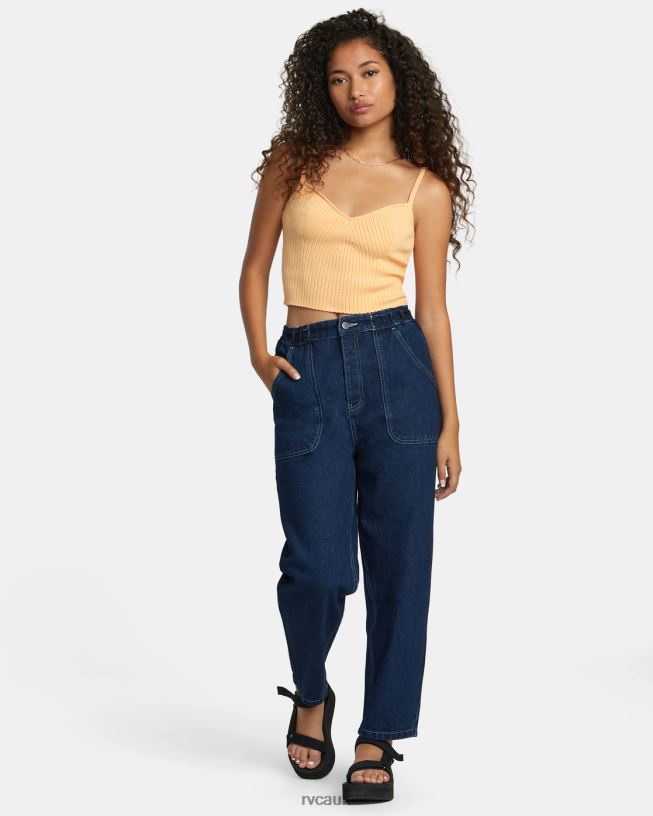 melon Silhouette Knitted Tank Women L888X1235 RVCA Clothing