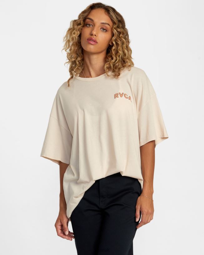 chalk Banjo Tee Women L888X1149 RVCA Clothing