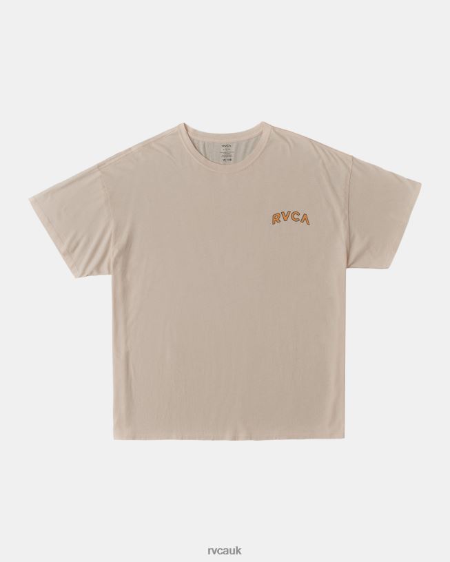 chalk Banjo Tee Women L888X1149 RVCA Clothing