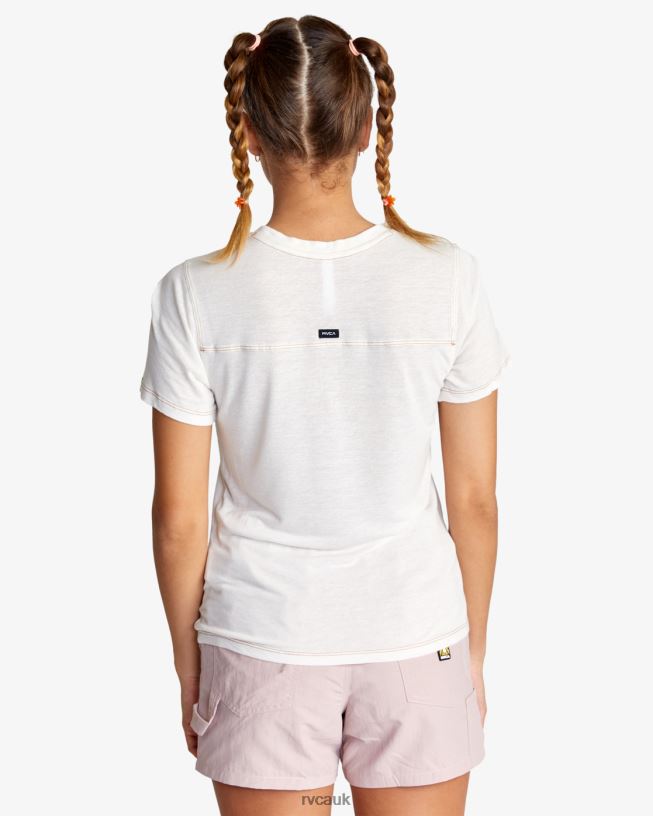 cloud Fielder Knit Tee Women L888X1480 RVCA Clothing