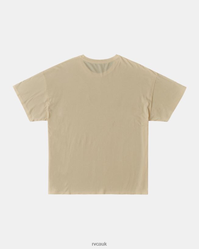 cream Colin Sussingham Float Tee Women L888X119 RVCA Clothing