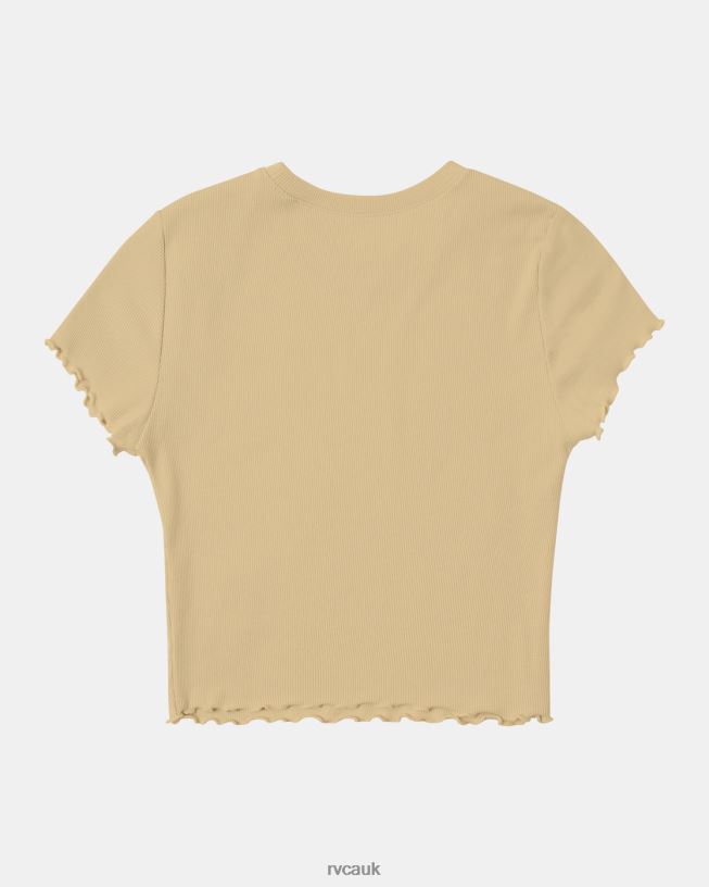cream Shine Tee Women L888X1243 RVCA Clothing