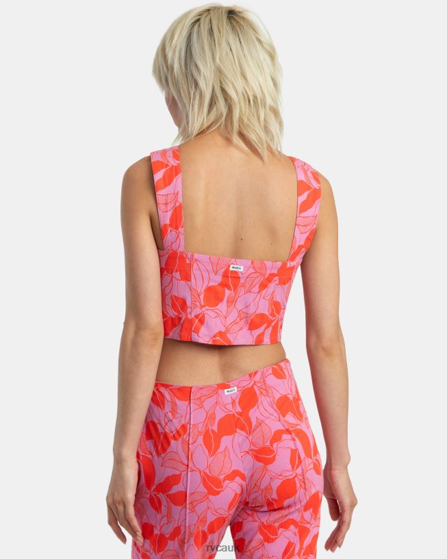 cyclamen Villa Tank Top Women L888X1367 RVCA Clothing