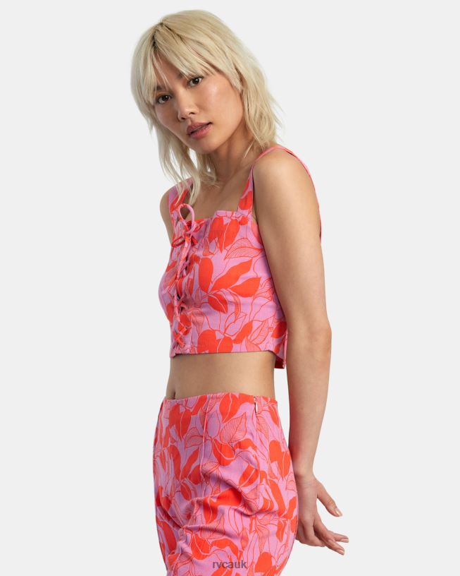 cyclamen Villa Tank Top Women L888X1367 RVCA Clothing
