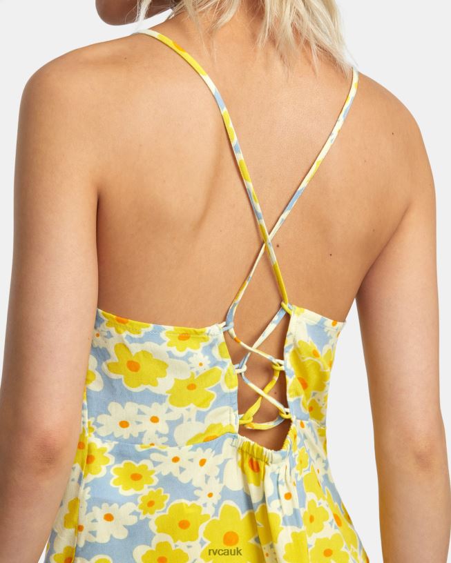 dusty blue Lily Sleeveless Top Women L888X1390 RVCA Clothing