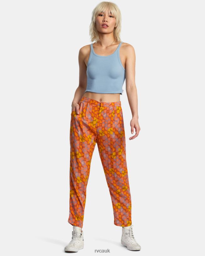 dusty blue Slide Tank Top Women L888X1335 RVCA Clothing