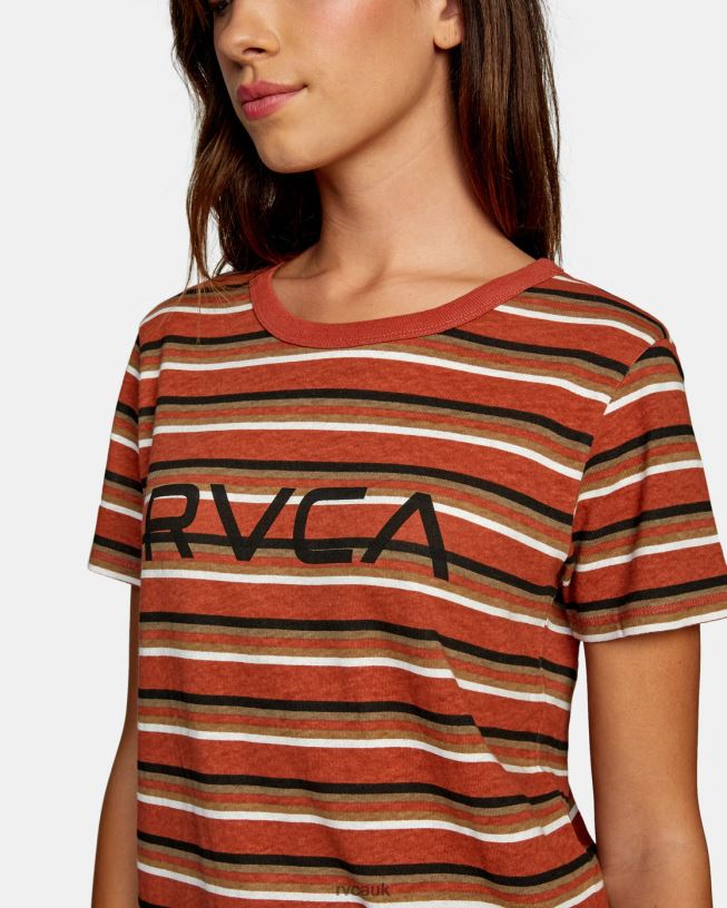 dusty red Big Tee Women L888X946 RVCA Clothing