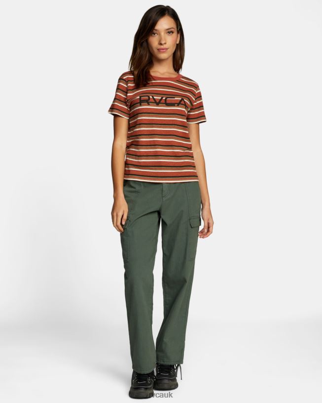 dusty red Big Tee Women L888X946 RVCA Clothing