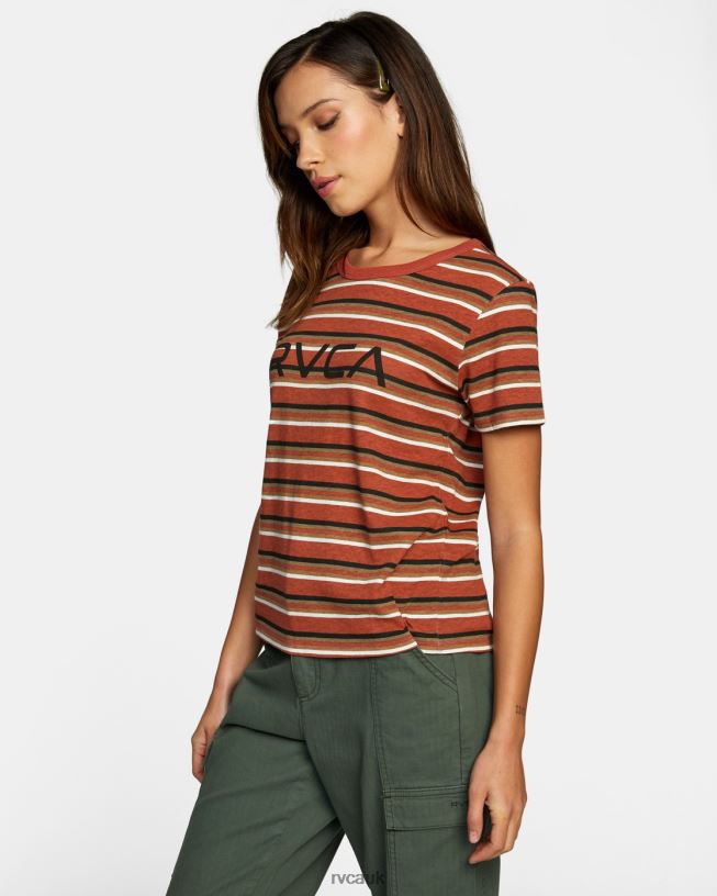 dusty red Big Tee Women L888X946 RVCA Clothing
