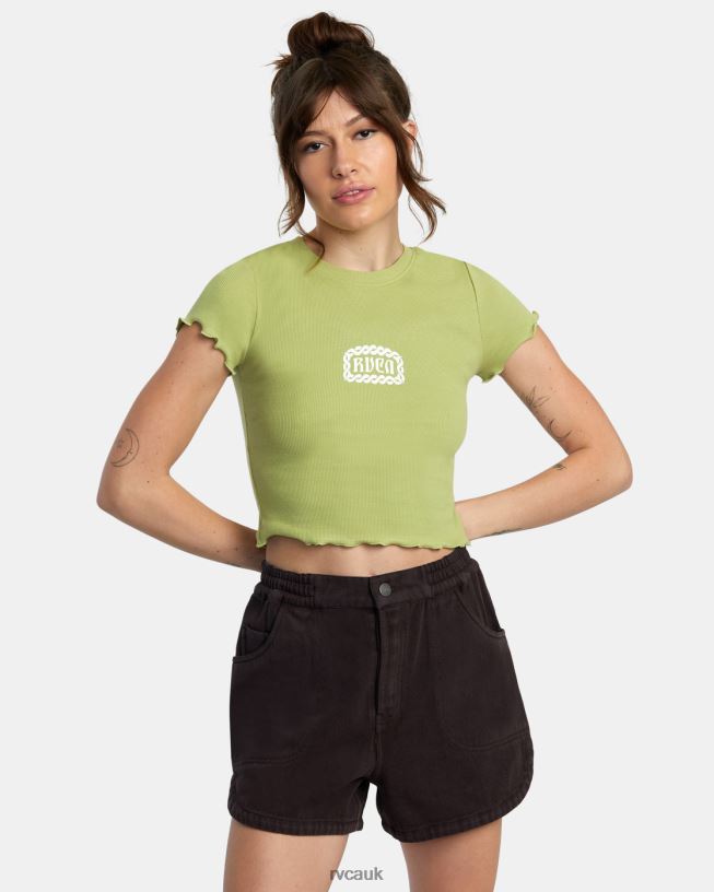 fern Tangled Classmate T-Shirt Women L888X1429 RVCA Clothing