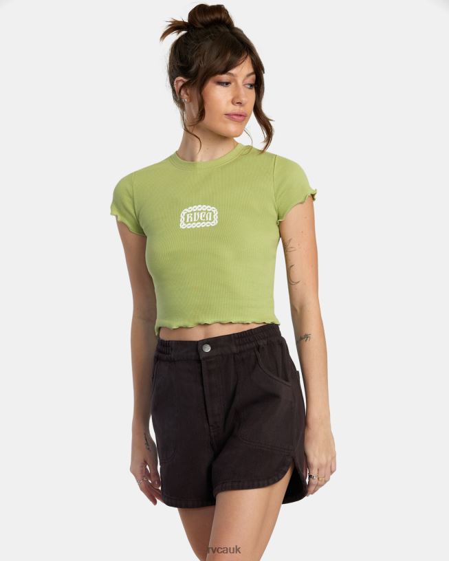 fern Tangled Classmate T-Shirt Women L888X1429 RVCA Clothing