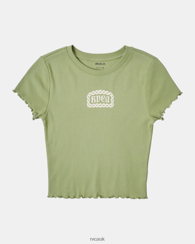 fern Tangled Classmate T-Shirt Women L888X1429 RVCA Clothing