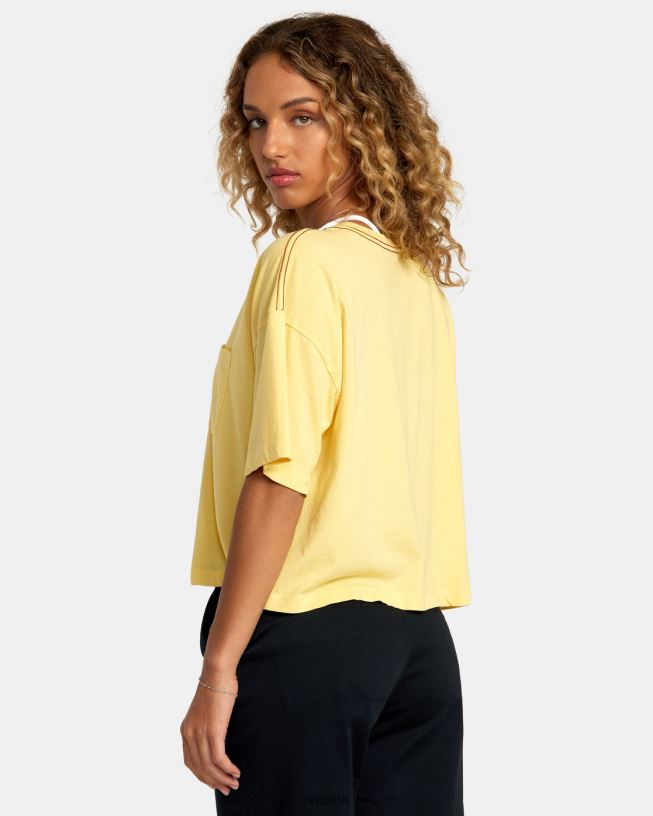 golden PTC Tee Women L888X1172 RVCA Clothing