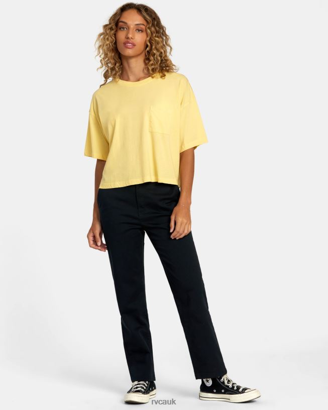 golden PTC Tee Women L888X1172 RVCA Clothing