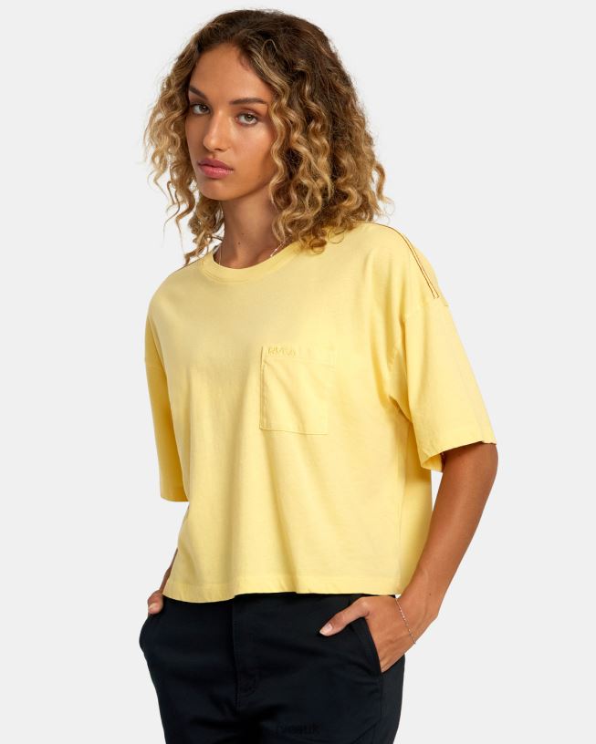 golden PTC Tee Women L888X1172 RVCA Clothing