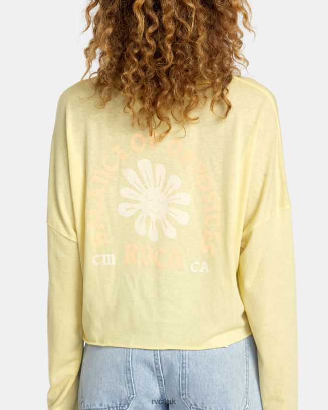 golden Sol Long Sleeve Tee Women L888X1194 RVCA Clothing