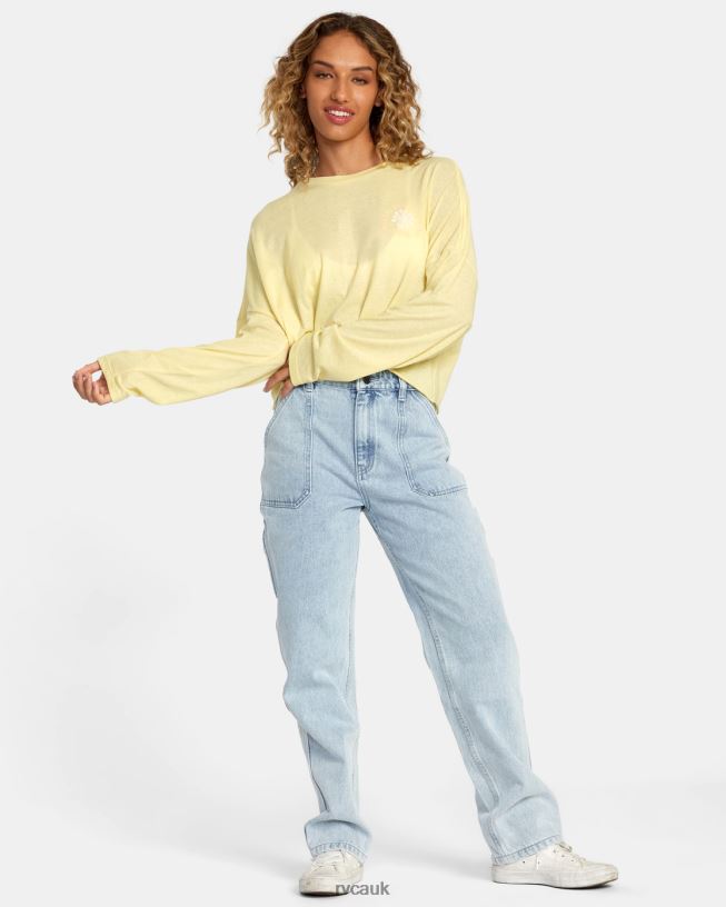 golden Sol Long Sleeve Tee Women L888X1194 RVCA Clothing