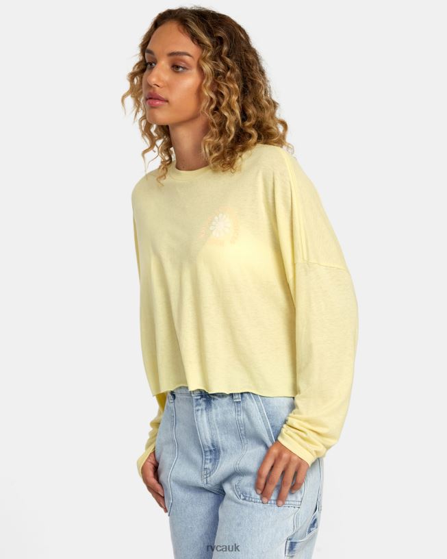 golden Sol Long Sleeve Tee Women L888X1194 RVCA Clothing