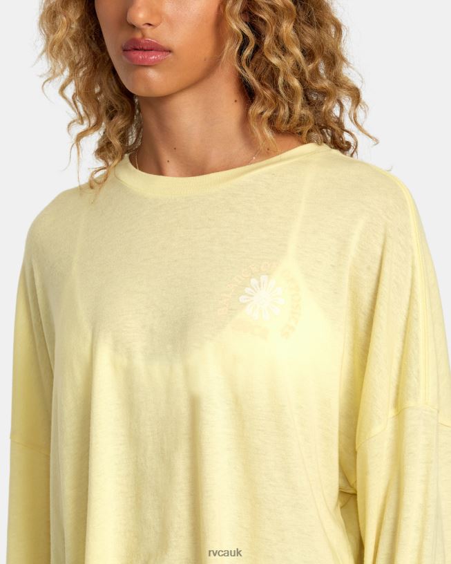 golden Sol Long Sleeve Tee Women L888X1194 RVCA Clothing