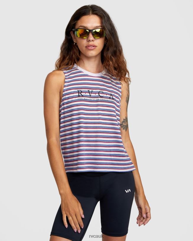 lavender Constructed Tank Top Women L888X1319 RVCA Clothing
