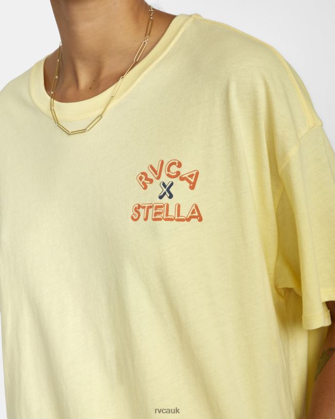 lemon meringue Cherub Graphic Tee Women L888X1716 RVCA Clothing
