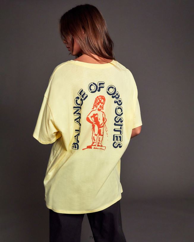 lemon meringue Cherub Graphic Tee Women L888X1716 RVCA Clothing